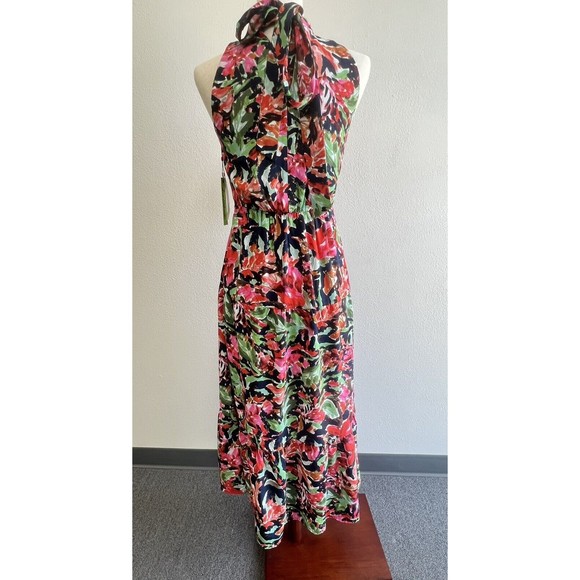 Sam Edelman High Neck Watercolor Dress Multicolor Size 2 NEW - Picture 5 of 10